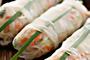 Vietnamese rice paper rolls.