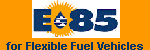 E85 for Flexible Fuel Vehicles button