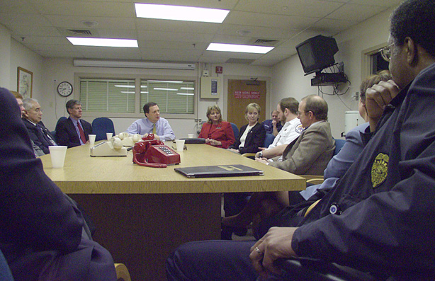 Photo: community leader meeting.