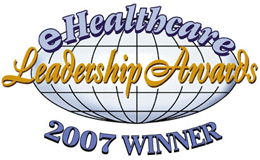 Click To Enlarge eHealthcare Leadership 2007 Award