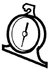 Drawing of an oven thermometer