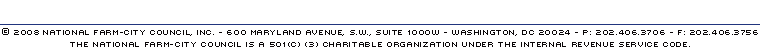 Farm-City Council, Inc. - 600 Maryland Avenue, SW, SUITE 1000W - Washington, DC 20024
