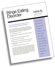 Binge Eating 
        Disorder cover