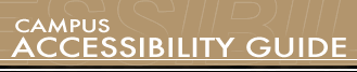 Campus Accessibillity Guide