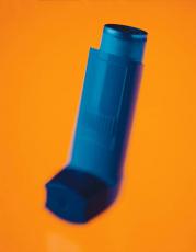 Photograph of an inhaler