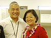 Congresswoman Hirono  with Larrin Suzawa, Technician / Project Coordinator at Henkels & McCoy.