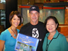 Congresswoman Hirono met up with news anchor Mahealani Richardson and ocean artist Wyland on the KITV 4 Morning News program on Aug 5th to launch her 'Go Green Tour'.
