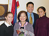 Congresswoman Hirono meets with Hawaii Youth Conservation Corps, John Leong, Katrina Thompson and Linnea Heal