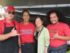 While visiting the Farmer’s Market in Kamuela on the Big Island, Saturday, April 26, 2008, Congresswoman Hirono tops by one of the booths to meet the people.