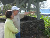 Congresswoman Hirono tours Hana Harbor on Maui with Ward Mardfin, Sunday April 27, 2008