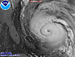 Satellite image of Hurricane Fran