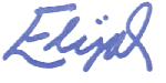 Elijah signature