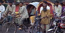 Pedicabs in Dhaka, Bangladesh