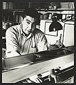 Dominic Di Mare at the Macomber loom