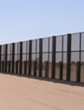 Pedestrian border fencing