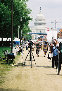 Down the Mall with Camera