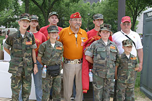 Image: Navaho Code Talker with Young Marine