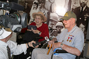 Image: Vets Being Interviewed by FOX 5