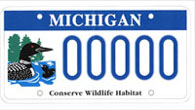 Conserve Wildlife Habitat License Plate
