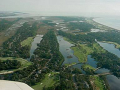 Aerial View of Kiawah Island