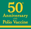 50th Anniversary of the Polio Vaccine image/logo