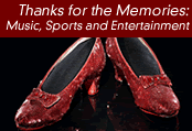 Thanks for the Memories: Music, Sports, and Entertainment History