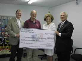 $495,000 Grant to Johnston Co. Ind. Auth. to Promote Business Development.