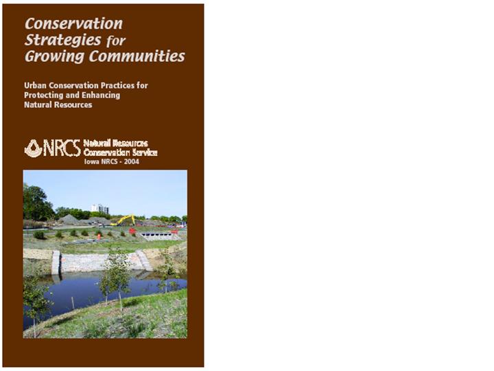 conservation strategies for growing communities