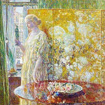 Painting by Childe Hassam