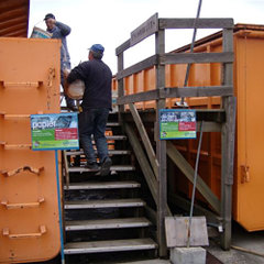 Dumpsters for recycling
