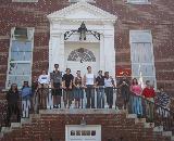 Summer Interns in front of Phillips Auditorium