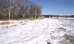 as part of a $3.65 million land purchase, the Farm and Ranchland Protection Program will help protect this area of Shackford Point, New Hampshire, seen looking up the Lamprey River 