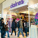 [Shoppers at Claire's Stores, which bankruptcy experts think is under stress.]
