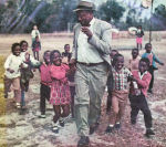 Esau Jenkins with children