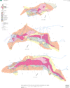 (Thumbnail) Geologic Maps and Cross-Sections of Mine Llevels at the Pea Ridge Iron Mine, Washington County, Missouri