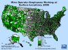 Surface employment map