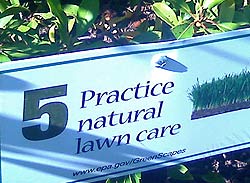 Sign reading Practice Natural Lawn Care