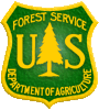 United States Forest Service logo and link