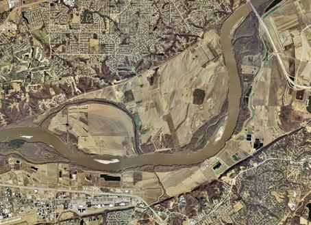 Sample image of a portion of digital orthophoto imagery