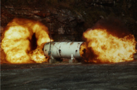 Coal dust ignited by unstemmed ammonium nitrate - fuel oil (ANFO) at the Lake Lynn Cannon Gallery