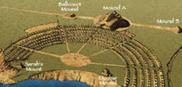 Poverty Point sitemap drawing