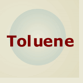 Toluene Topic Page image--the word Toluene