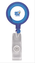 badge holder with retractable clip