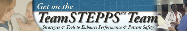 Get on the TeamSTEPPS team banner image