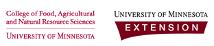 College of Food, Agricultural and Natural Resource Sciences and University of Minnesota Extension Logos