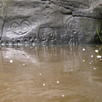 Rock carvings, created by the Taino Indians, can be seen in the Reef Bay valley.