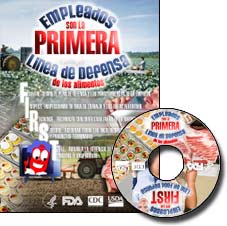 FIRST poster and DVD label for the Spanish kit