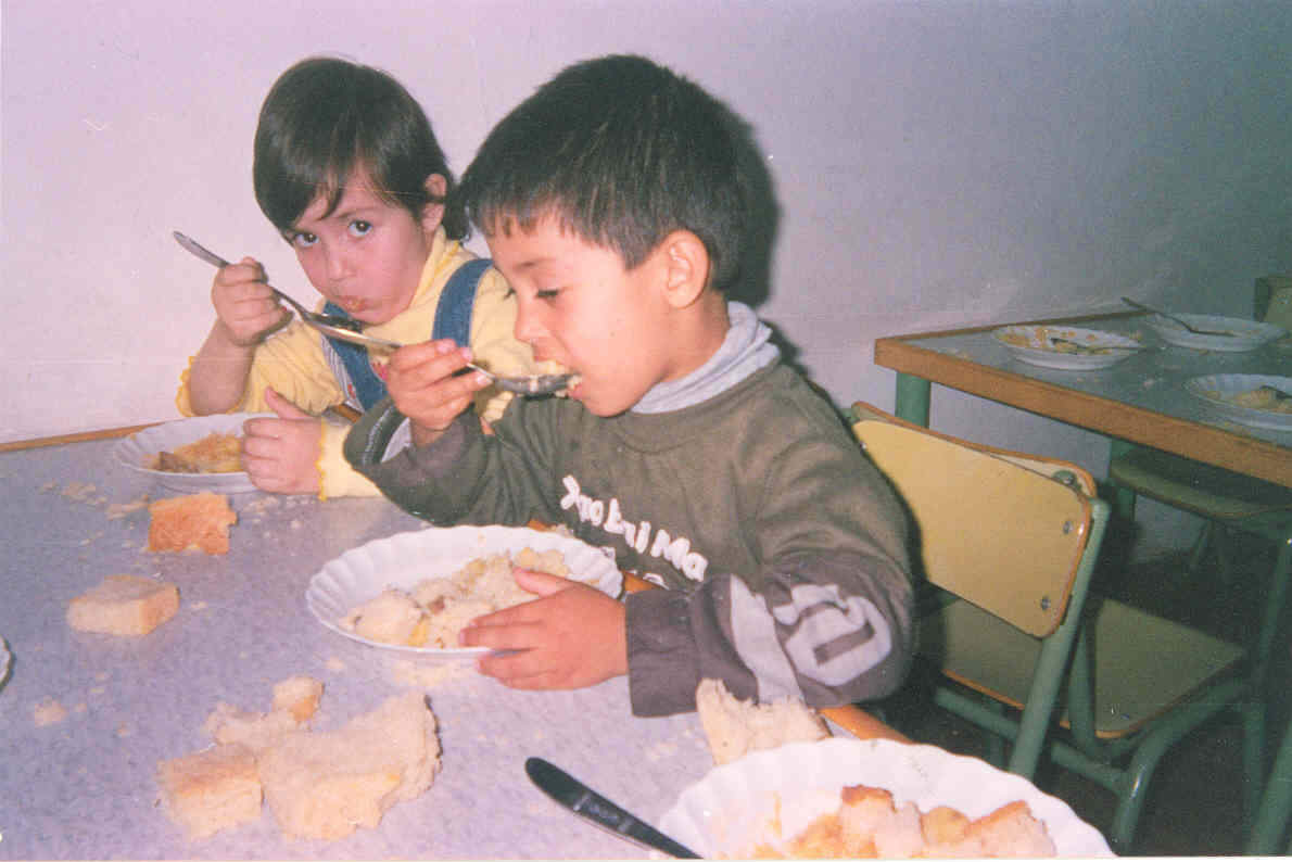 Children eating