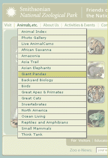 Animal Program Drop-down list