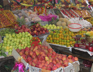 photo - produce at an Indian market